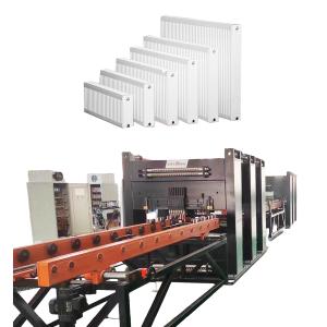 China Fully automatic palletizing robot material handling transformer plate-type heat sink welding production line wholesale