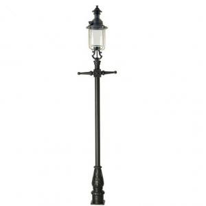 China Outdoor / Indoor European Antique Cast Iron Lamp Post Single - Arm supplier
