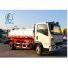 HOWO 4*2 12,000 Liters Heavy Sewage Suction Truck , White Color Vacuum Suction