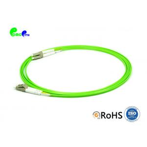 China OM5 Fiber Optic Patch Cables LC PC To LC PC Duplex OM5 50 / 125  2M LSZH for 100Gig Data Center supplier