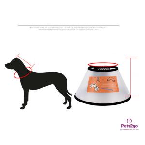 4XL Adjustable 1kg Pet Recovery Collar For Adult Cats And Small Dogs