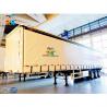 China Convenient Load 3 Axle Gooseneck 90m3 Curtain Side Semi Trailer wholesale