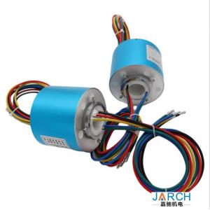 China ROHS 38mm Through Bore Slip Ring Fiber Optic Rotary Joint 250~500RPM supplier