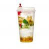 China BPA Free 16oz Plastic Cups With Lids Straws 32oz Double Wall PP Drinking Cup wholesale