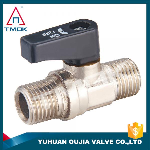3/4" 2PC External Threaded Brass Ball Valve Mini With End Stop