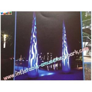 5m Colored Inflatable Lighting Decoration , LED Color Changing Lights