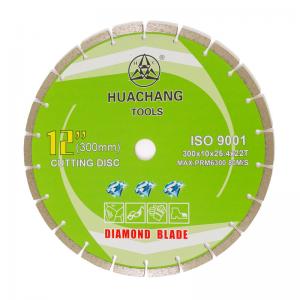 300x25.4mm 12 Inch Dry Cut Segmented Diamond Blade For Granite Stone Cutting Dual Purpose