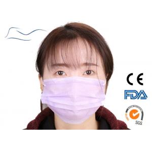 China Cheap 3 Ply Pink Non-woven Dental Surgical Disposable Face Mask With Earloop supplier