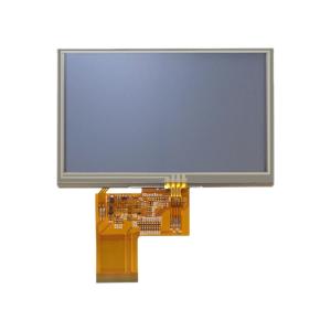 China Panel de pantalla táctil LCD RGB de 4.3 pulgadas 400Cd/M2 40 pines con pantalla táctil resistiva al por mayor wholesale