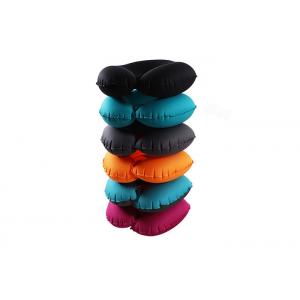 Colorful Inflatable Neck Pillow , U Shaped Neck Pillow Pressure Dispersing