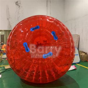 China Red Outdoor Inflatable Toys 0.8mm PVC / TPU Dia 2.5m 3m Grass Inflatable Zorb Ball supplier