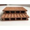 China Outdoor Vinyl Wood Plastic Composite Flooring / Decking Hollow Composite Wood wholesale