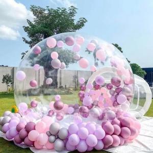 China Commercial Giant Transparent Camping Inflatable Bubble Tent Outdoor Bubble Dome supplier