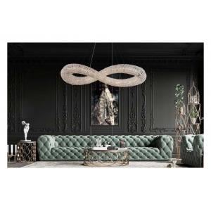 Art Light Luxury Crystal Chandelier For Living Room Restaurant Hotel Lobby