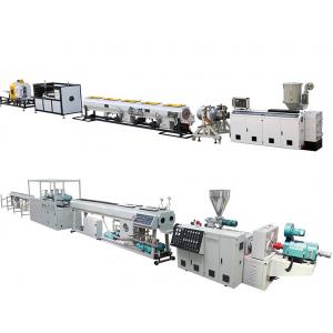 full automatic Pvc Pipe Production Machine , PLC Control Plastic Tube Extrusion Machines