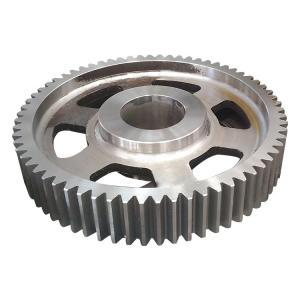 China Casting Straight 42CrMo 50mm Steel Worm Gear Spur Helical Gear supplier