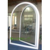 China UPVC Windows For Residential Home, Double Glazed Arched Casement Window, for sale