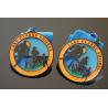 China Translucent Enamel Conbine Soft Enamel Medals Black Nickle Plating wholesale