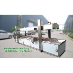 500KG/H Industrial Frying Machine LNG Chicken French Fries Machine