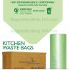 biodegradable and compostable shopping checkout bag, recycled plastic shopping
