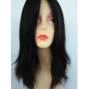 China 12 Inches Big Layer Jewish Wigs European Virgin Hair  Natural Color Silky Straight supplier