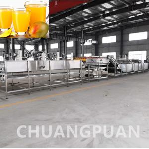 Stainless Steel Concentrated Mango Juice Plant With Quick 40-70 Days Delivery