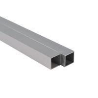 China Rectangle Aluminum Tube Pipe Extrusion 6063 Polished T3 - T8 Temper on sale