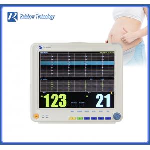 Portable 12.1Inch Fetal Heart Rate Monitor 3 Parameter Lightweight dust free