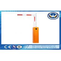 China Folding Arm Car Park Barriers Automatic Parking Gate Barrier , Orange on sale