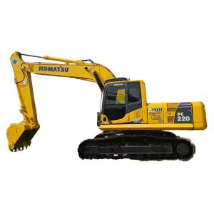 Hydraulic Medium Excavator Secondhand Komatsu PC220 Excavator