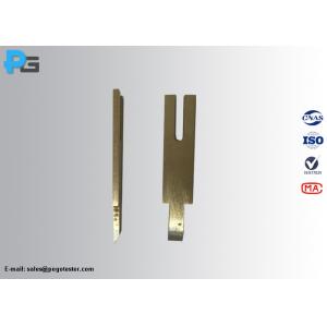 IEC60112 Figure B1 Platinum Electrode 1 Pair / 99.9% Purity With Brass Extension