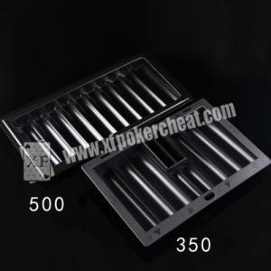China Standard Plastic Chip Tray With Invisible Ink Marked Playing Card Reader Inside For Poker Analyzer supplier