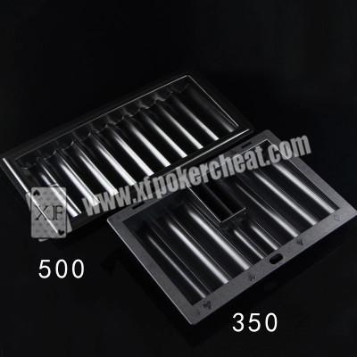 Standard Plastic Chip Tray With Invisible Ink Marked Playing Card Reader Inside