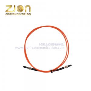 China LSZH Jacket G652D Fiber Optic Patch Cord SMA To SMA Connector supplier