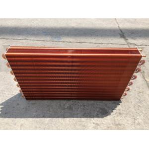 Fin Type Refrigeration Heat Pump Condenser Coil Copper Tube RoHS Certificated