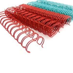 China 5/8 - 1-3/4 Double Loop Binding Wire For Notebook supplier