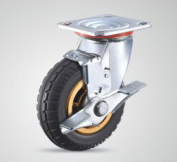 China Smooth Tread High Capacity Caster Wheels Featuring Standard Threaded M12×25 Optimized for Heavy Load Equipment Transport wholesale