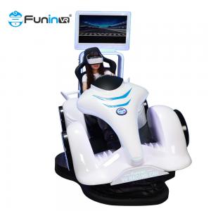China FuninVR 9d arcade game machine VR Racing car VR Mario kart Simulator  with white supplier