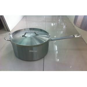 Kitchen 3.0mm Stainless Steel Cookwares , Silver Aluminum Sauce Pan YX103301