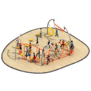 Luxury Style Rope Playground Equipment Climbing Structure Customized Size