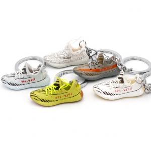China Customized Sport Shoes Shape 3D Mini Sneaker Promotional Keychain Bulk supplier