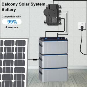 800W Balcony Solar Systems Panel PV Balcony Power Plant With Microinverter