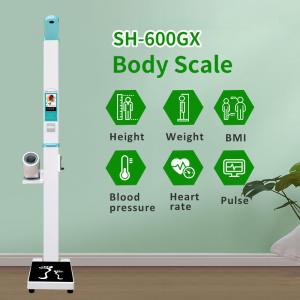 Hospital Coin Operated Weighing Scale Height Machine Measure Blood Pressure