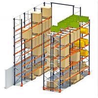 China High Cube Pallet Storage Racks , Multi Level Pallet Rack Shelving on sale
