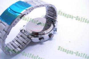 Silver HD Spy Watch camera/DVR with Motion Detector