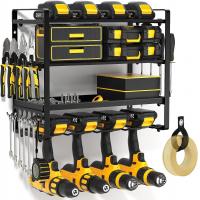 China Garage Shop Storage Solution Power Tool Organizer with Battery Charger and Power Strip on sale