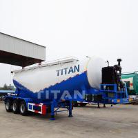 China TITTAN high quality bulk cement containers bulk dry cement trailers for sale on sale