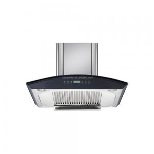 Electric Stainless Steel Glass Arc Chimney Hood with Low Noise Function