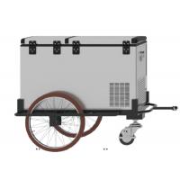 China Three Wheels Scooter Cargo Trailer , 125L Mobile Cooler Trailer With 1 Year Warranty on sale