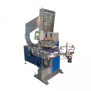 5-7Bar 30mm Plastic Cap Printing Machine Auto Feeding 4 Color Pad Printing Machine